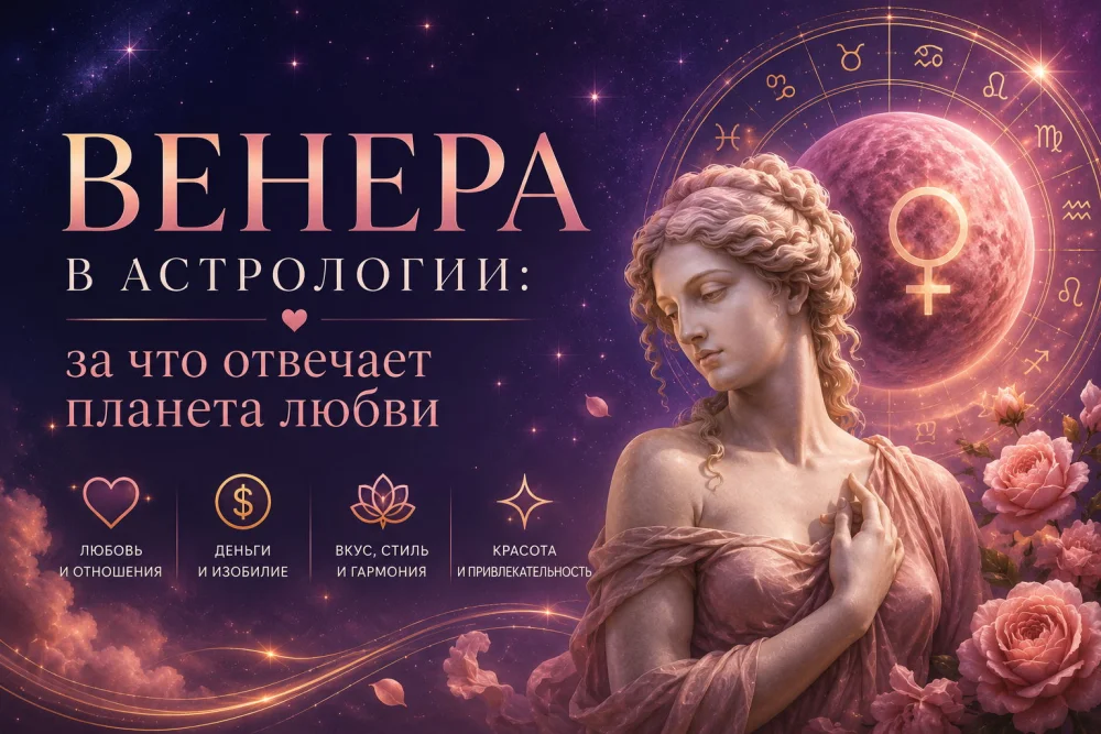 Венера в астрологии: за что отвечает планета любви