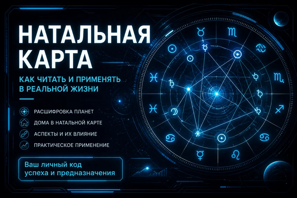 Натальная карта: как читать и применять в реальной жизни