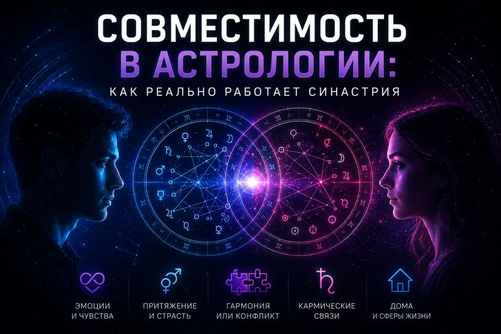 Совместимость в астрологии: как реально работает синастрия
